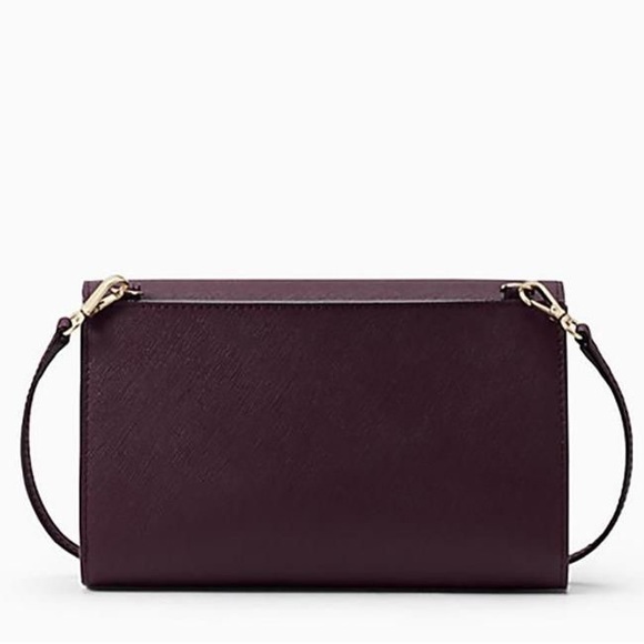 Kate Spade Laurel Way Winni Mini Deep Plum Leather - Picture 8 of 16